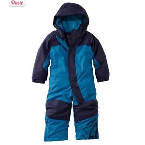 L.L. Bean Toddlers Snow Buster Snow Suit, Size 2T with Grow Cuffs